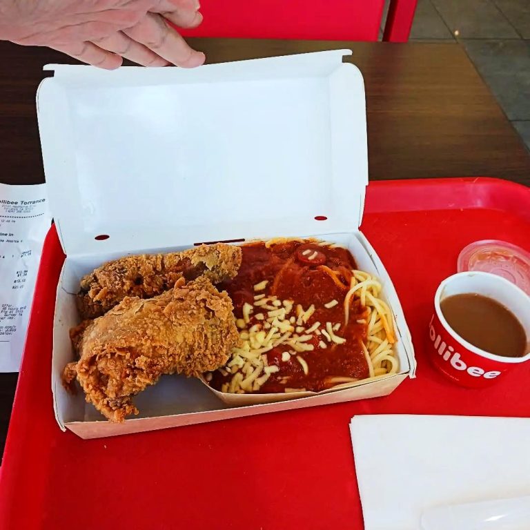 Chicken Joy + Pinoy Spaghetti